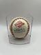 Pat Borders Signed 1992 World Series Baseball Withcube Beckett Coa