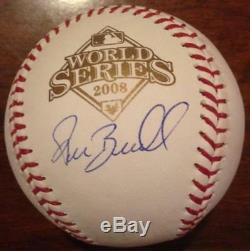 Pat Burrell Autographed 2008 World Series Baseball