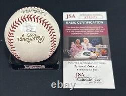 Pat Burrell Signed 2008 World Series Baseball Autograph Auto Phillies JSA COA