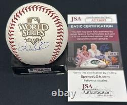 Pat Burrell Signed 2010 World Series Baseball Autographed Auto Giants + JSA COA