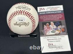 Pat Burrell Signed 2010 World Series Baseball Autographed Auto Giants + JSA COA