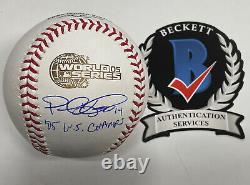 Paul Konerko Signed Autographed 2005 World Series Baseball 05 WS CHAMPS Beckett