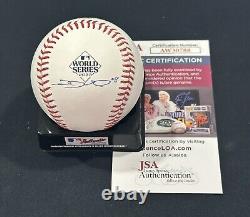 Paul Sewald Signed 2023 World Series Baseball Autographed Dbacks Auto- JSA COA