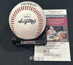 Paul Sewald Signed 2023 World Series Baseball Autographed Dbacks Auto- JSA COA