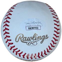 Pedro Martinez Autographed 2004 World Series Signed Baseball JSA COA With Case
