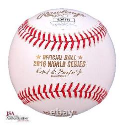 Pedro Strop? Chicago Cubs Signed 2016 World Series Baseball Autograph -JSA