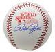 Pete Rose Signed Phillies 1980 World Series Baseball Jsa Itp