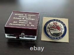 Philadelphia Phillies 1964 Phantom World Series Press Pin-Original Jewelers Box
