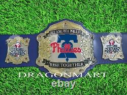 Philadelphia Phillies Championship Belt World Series 2008 MLB Baseball 2mm Brass