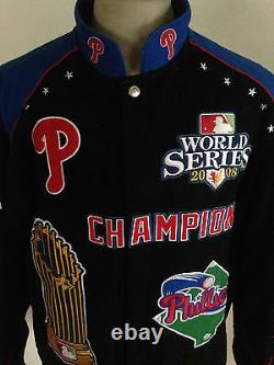 Philadelphia Phillies G-iii Carl Banks World Series Baseball Jacket Men Large