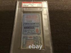 Psa 1926 World Series Ticket NY Yankees cardinals Gehrig Ruth Rogers Hornsby