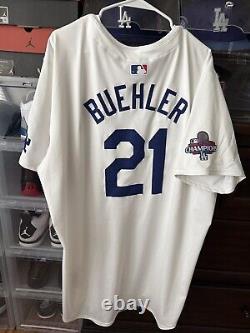 RARE Authentic Walker Buehler World Series Champs Nike Jersey 52