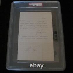 RARE1969 World Series Letter NOLAN RYAN EARLY Auto PSA/DNA