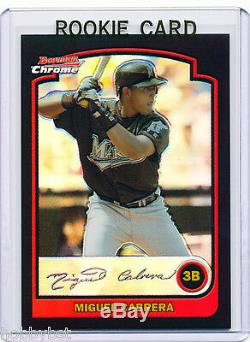 REFRCMIGUEL CABRERA 2003 Bowman Chrome Refractor ROOKIE CARD'03WORLD SERIES