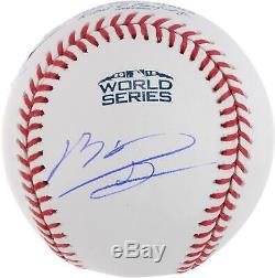 Rafael Devers Boston Red Sox Autographed 2018 World Series Logo Baseball