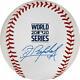 Randy Arozarena Tampa Bay Rays Autographed World Series Logo Baseball