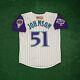 Randy Johnson 2001 Arizona Diamondbacks Men's Alt Ivory World Series Jersey