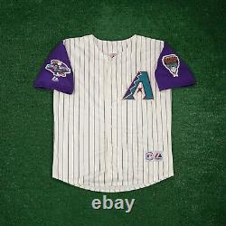 Randy Johnson 2001 Arizona Diamondbacks Men's Alt Ivory World Series Jersey