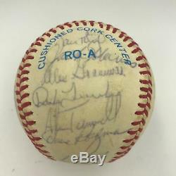Rare 1984 Detroit Tigers World Series Champions Team Signed AL Baseball JSA COA