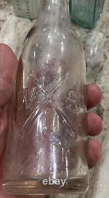 Rare Clear Glass Soda Bottle, 1938 World Series, Baseball, Yankees Vs Cubs