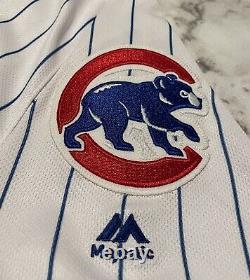 Rare Majestic 2016 MLB Champions Chicago Cubs Kris Bryant Baseball Jersey