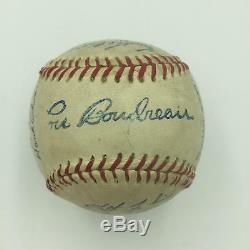 Rare Original 1948 Cleveland Indians World Series Facsimile Team Signed Baseball