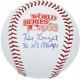 Ray Knight Ny Mets Signed 1986 World Series Logo Baseball & 86 Ws Champs Insc