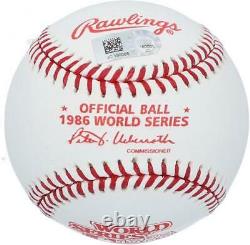 Ray Knight NY Mets Signed 1986 World Series Logo Baseball & 86 WS MVP Insc