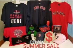 Red Sox Playoff World Series Champions Baseball Nike Jacket Tshirt Hat Book Toy