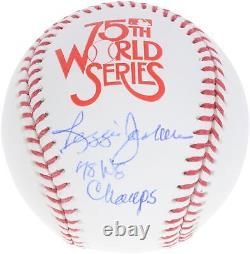 Reggie Jackson NY Yankees Signed 1978 World Series Ball & 1978 WS Champs Insc