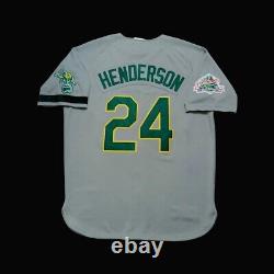 Rickey Henderson Jersey Oakland A's 1989 World Series Battle Of The Bay Patch