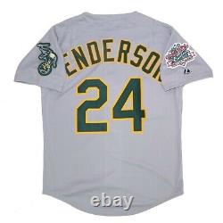 Rickey Henderson Oakland Athletics 1989 World Series Grey Road Men's Jersey