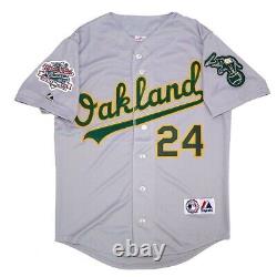 Rickey Henderson Oakland Athletics 1989 World Series Grey Road Men's Jersey