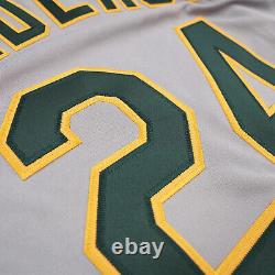 Rickey Henderson Oakland Athletics 1989 World Series Grey Road Men's Jersey