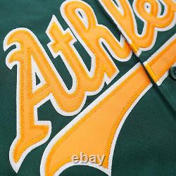 Rickey Henderson Oakland Athletics 1990 World Series Alt Green Men's Jersey