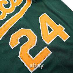 Rickey Henderson Oakland Athletics 1990 World Series Alt Green Men's Jersey