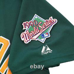 Rickey Henderson Oakland Athletics 1990 World Series Alt Green Men's Jersey