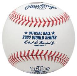 Rob Thomson Signed Phillies 2022 World Series Baseball Grease The Poles BAS