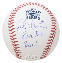 Rob Thomson Signed Phillies 2022 World Series Baseball Ring The Bell BAS
