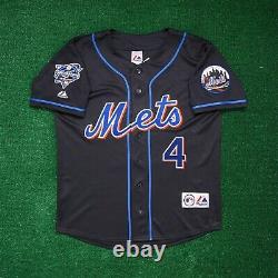 Robin Ventura New York Mets 2000 World Series Alt Black Men's (M-2XL) Jersey