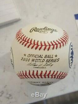 Roger Clemens Signed 2000 World Series Official Baseball BECKETT COA Yankees