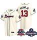 Ronald Acuña Jr. #13 Atlanta Braves 2021 World Series Baseball Home Jersey Mens