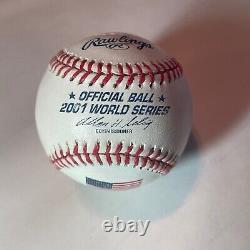 Rudy Giuliani Auto Signed MLB Rawlings 2001 World Series Baseball JSA Certified