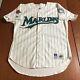 Russell Athletic Authentic Florida Marlins 1997 Mlb World Series Jersey White 44