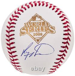Ryan Howard Autographed World Series 2008 Baseball Phillies Beckett Qr 202601