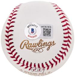 Ryan Howard Autographed World Series 2008 Baseball Phillies Beckett Qr 202601