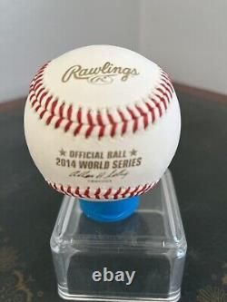 S, F, Giants 2014 Rawligs World Series Baseball W, Ball, Display