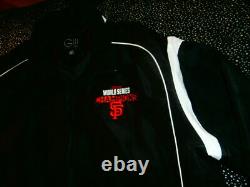 SAN FRANCISCO GIANTS MLB 2014 WS CHAMPIONS Genuine Carl Banks GIII Jacket Sz XL