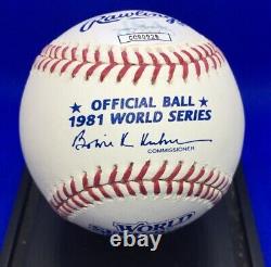 STEVE GARVEY Signed BASEBALL WS 81 Certified World Series 1981 LA Dodgers