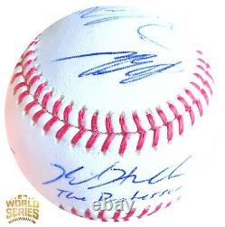 SUPER RARE (7) Chicago Cubs Team Signed 2016 World Series Baseball Autograph